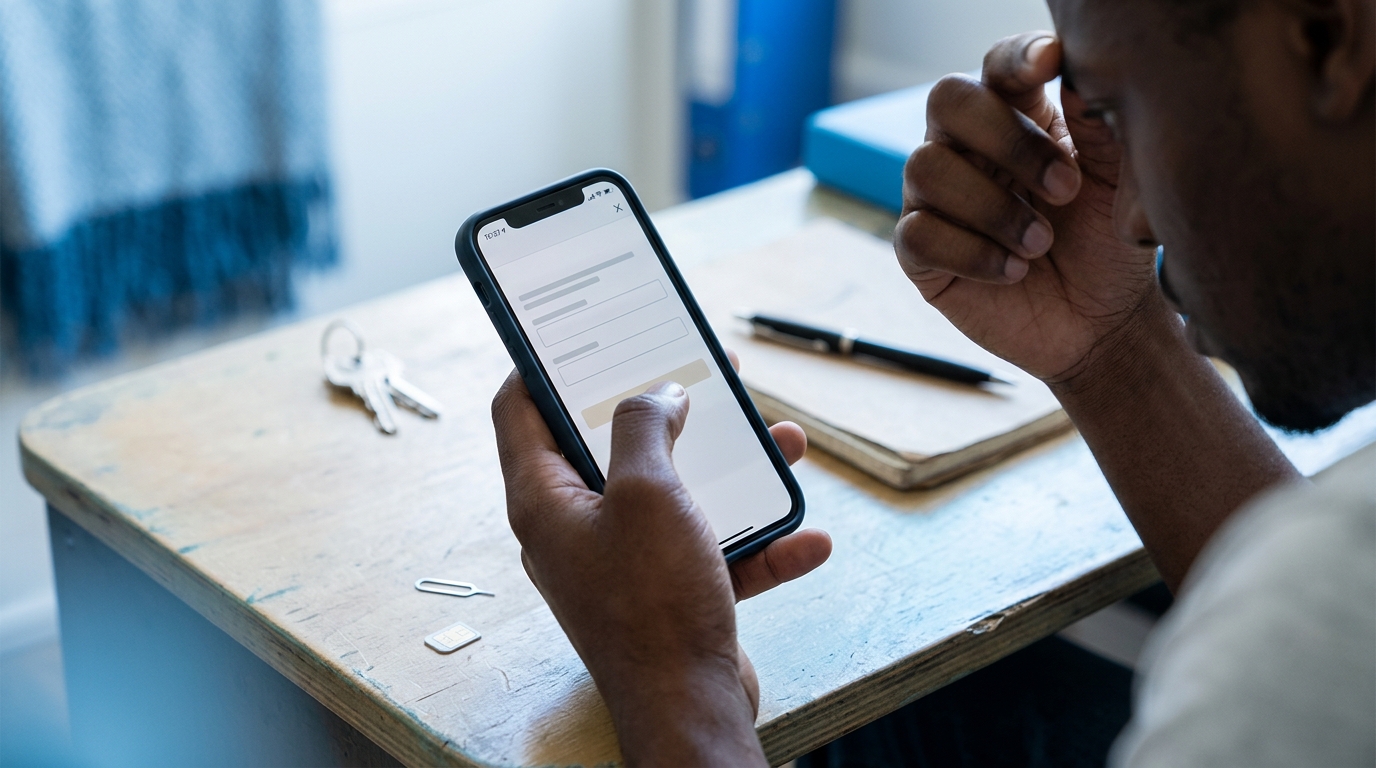 Conceptual comparison between mobile network SMS delivery delays and platform rejection of a phone number